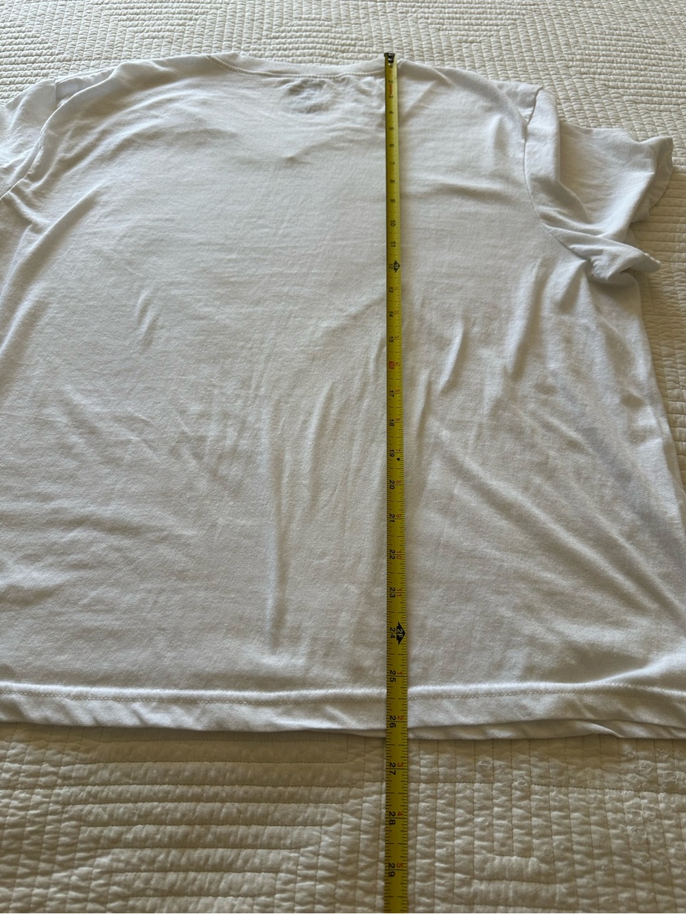 True Religion Women’s V-Neck Tee White Short Sleeve Pullover T-Shirt Sz XL Logo - Picture 5 of 10